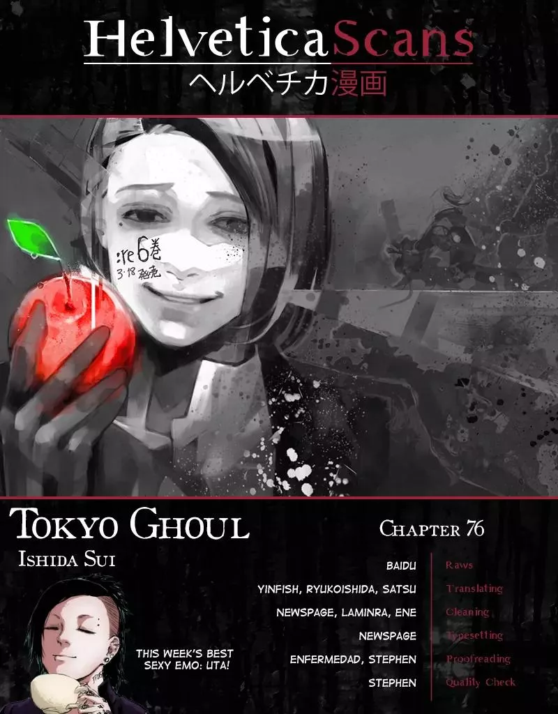 Read Tokyo Ghoul:re Chapter 76 - Exceptionally Lazy Online