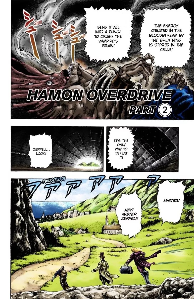 Read JoJo’s Bizarre Adventure Part 1: Phantom Blood Chapter 24 - Hamon Overdrive Part 2 Online