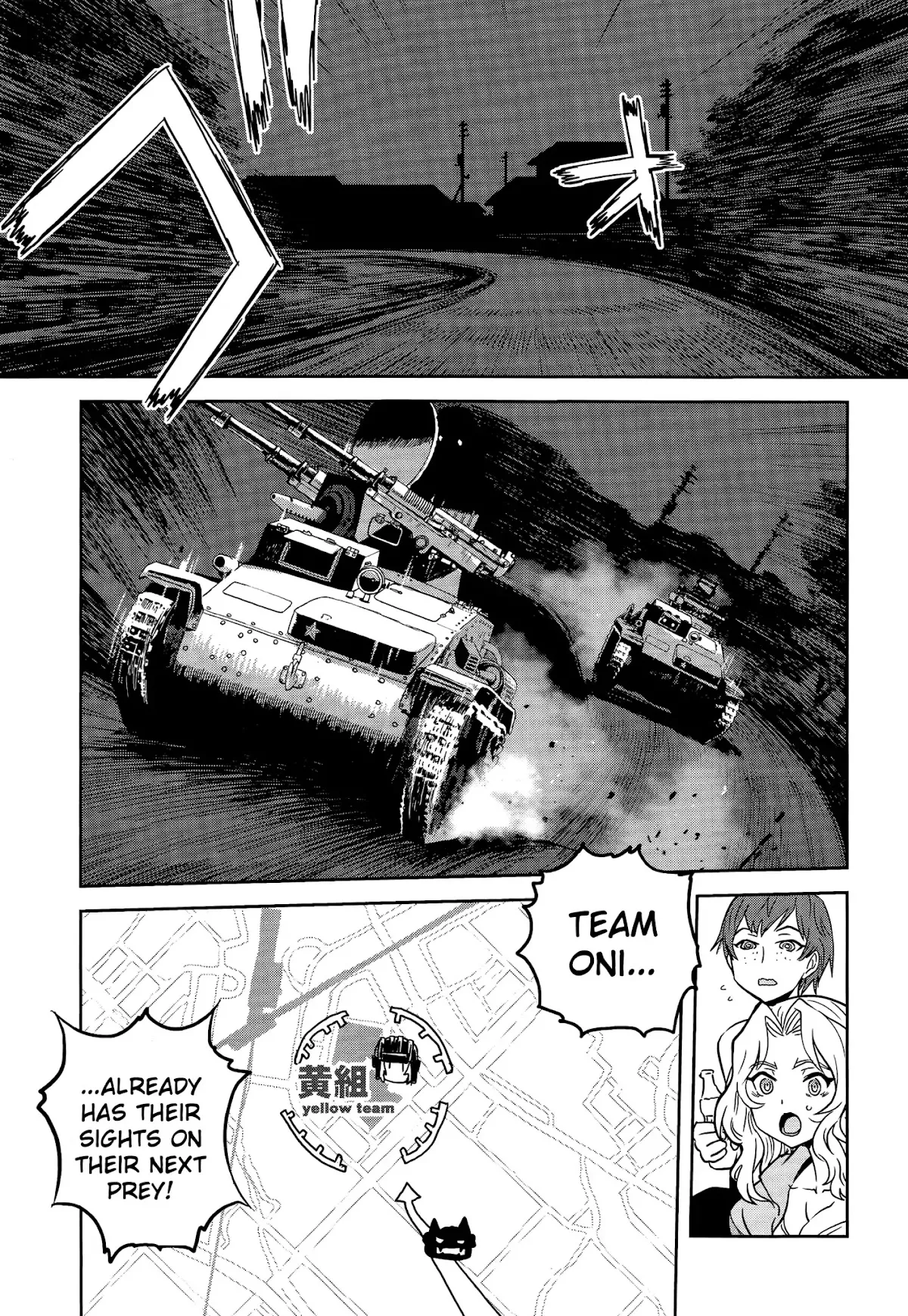 Read Girls & Panzer – Ribbon no Musha Chapter 39 - The Death Match of Komoro (Part 6) Online