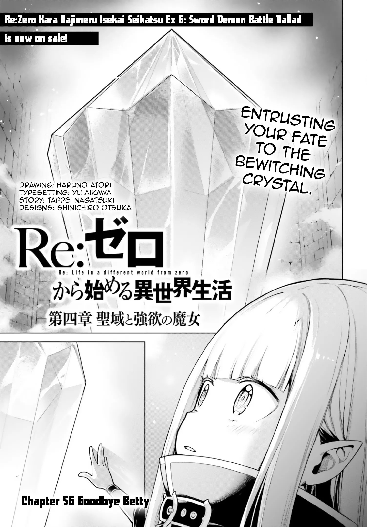 Read Re:Zero kara Hajimeru Isekai Seikatsu – Daiyonshou – Seiiki to Gouyoku no Majou Chapter 56 - Goodbye Betty Online