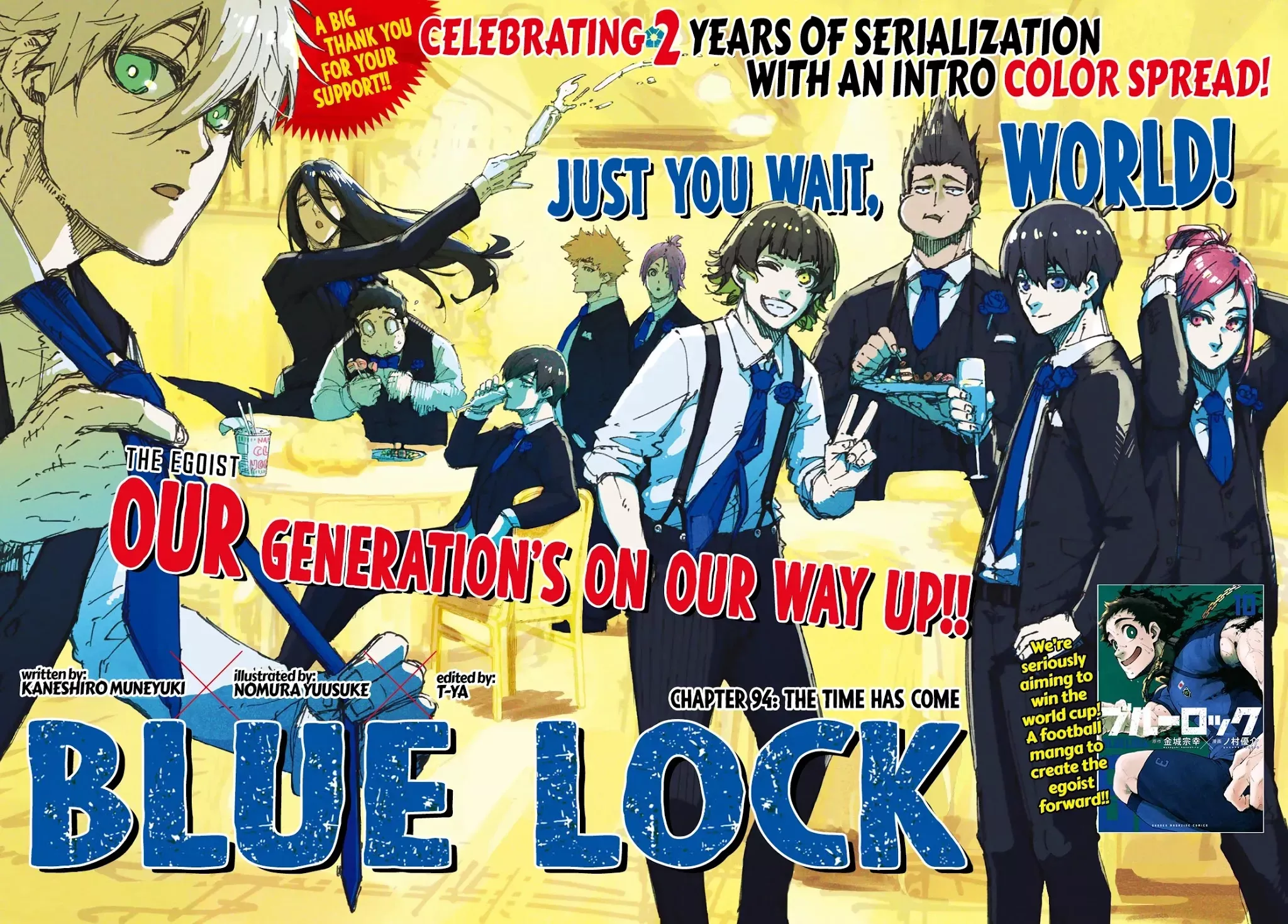 Read Blue Lock Chapter 94 - The time has come Online