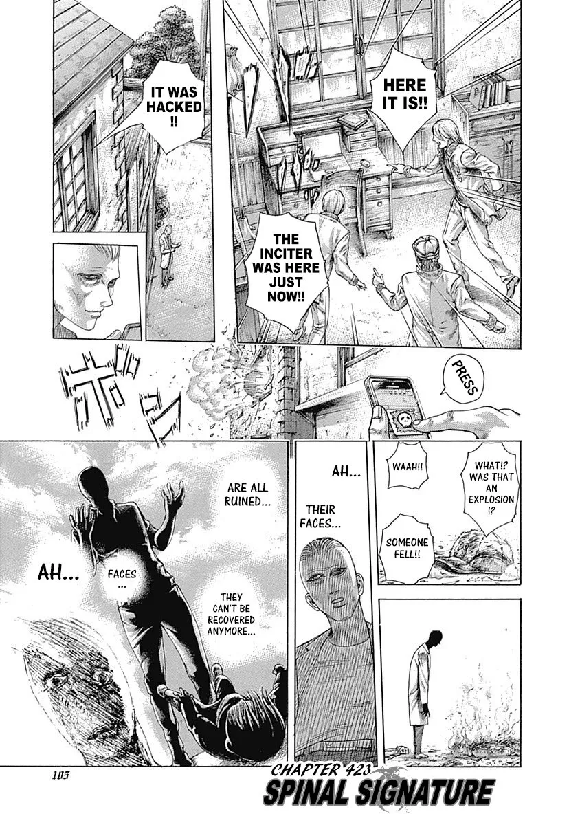 Read Usogui Chapter 423 - Spinal Signature Online