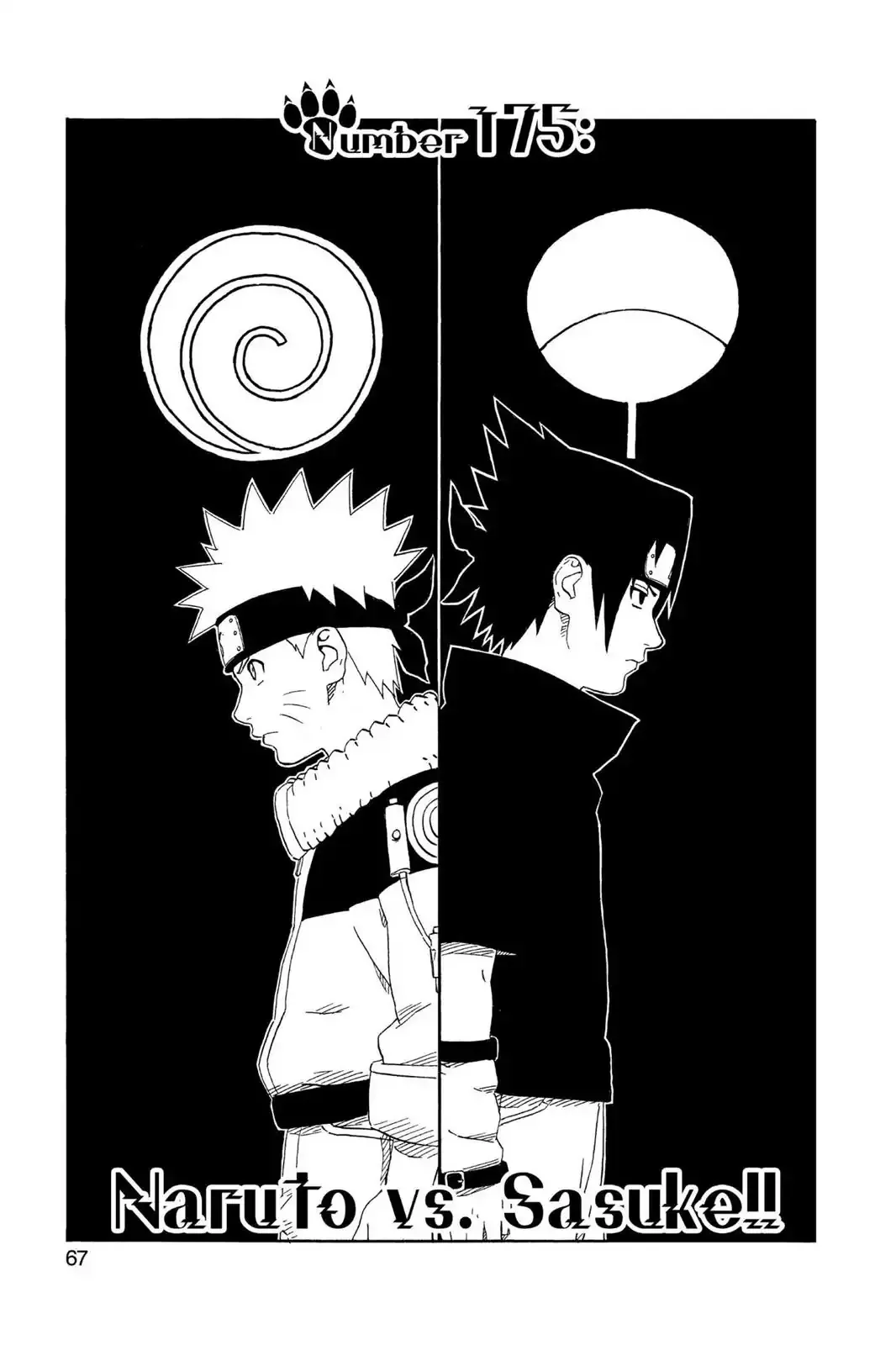 Read Naruto Chapter 175 - Naruto Vs. Sasuke!! Online