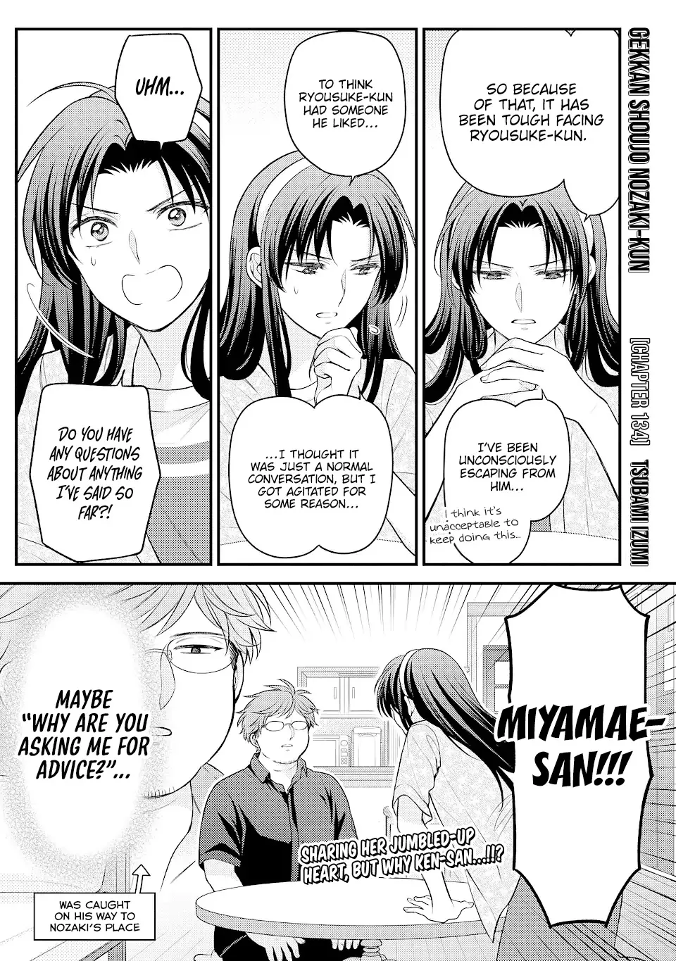 Read Gekkan Shoujo Nozaki-kun Chapter 134 Online