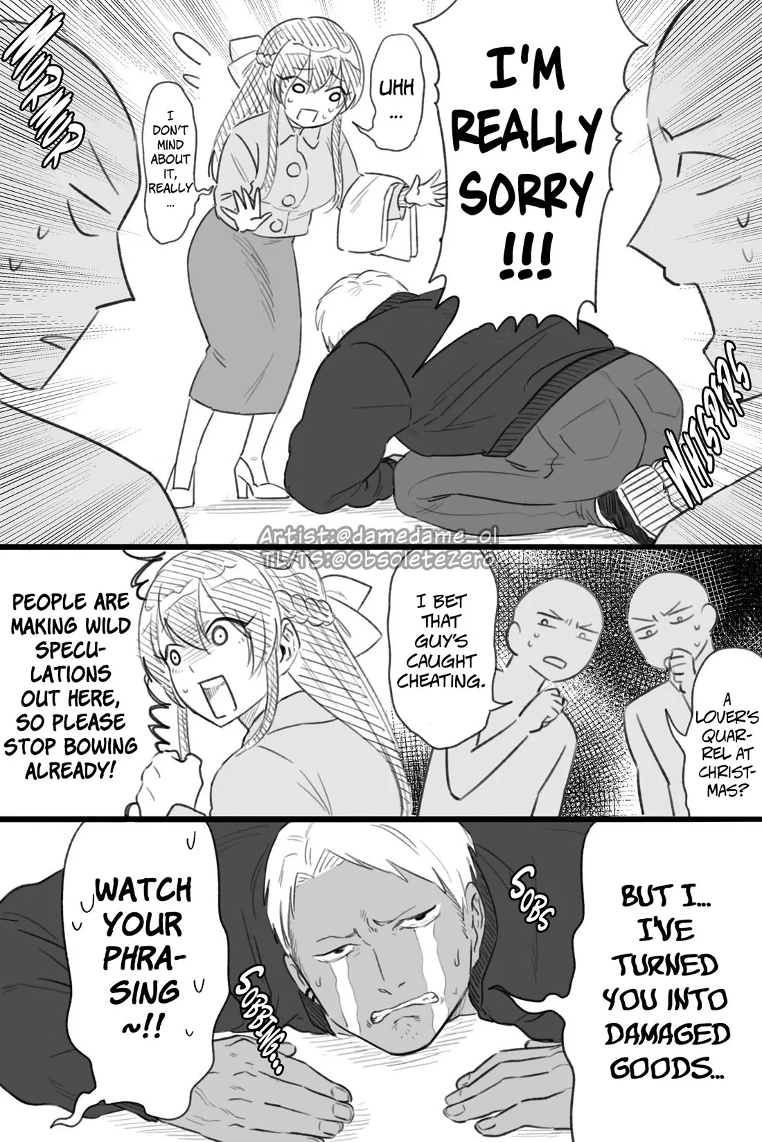 Read Kuma to Usagi wa Tomodachi dewa Irarenai Chapter 40 - It's a Draw Online