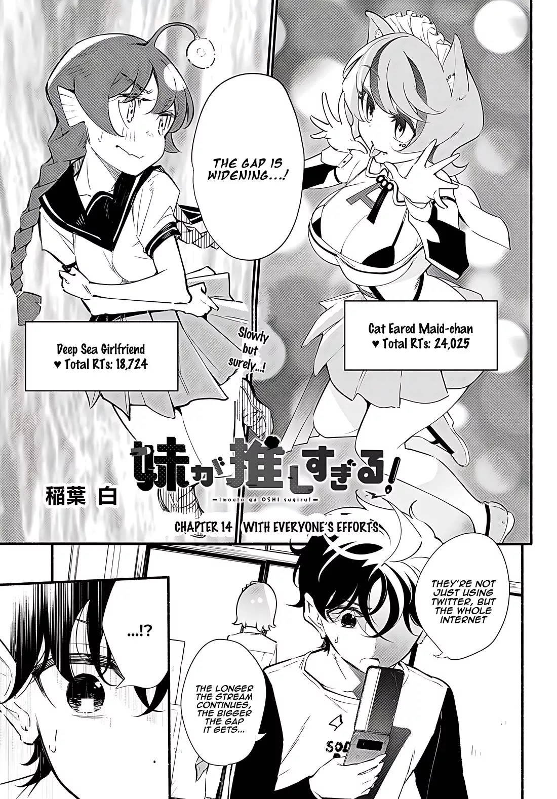Read Imouto ga Oshisugiru! Chapter 14 - With everyone's efforts Online