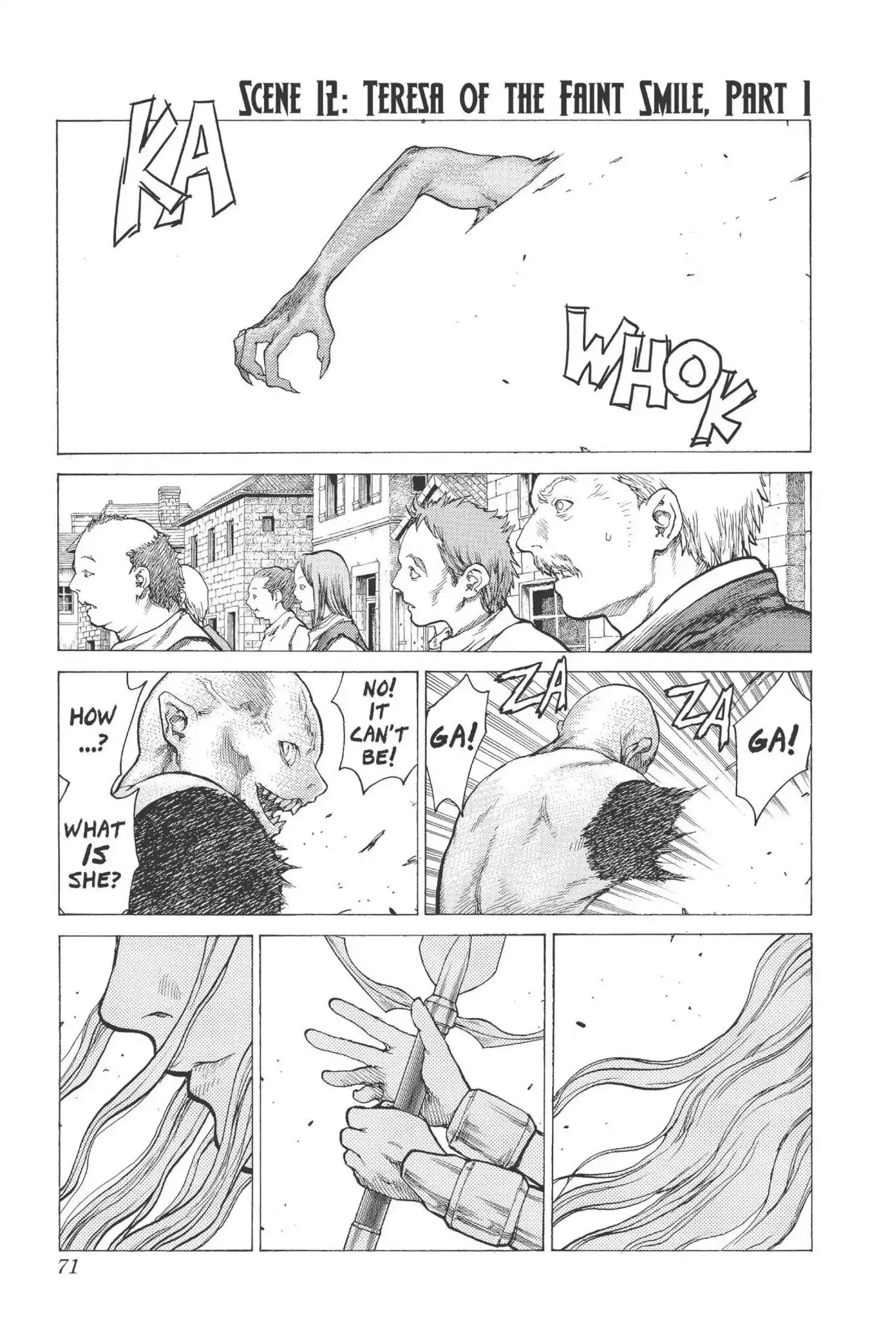 Read Claymore Chapter 12 - Vol.3 Scene 12: Teresa of the Faint Smile, Part 1 Online