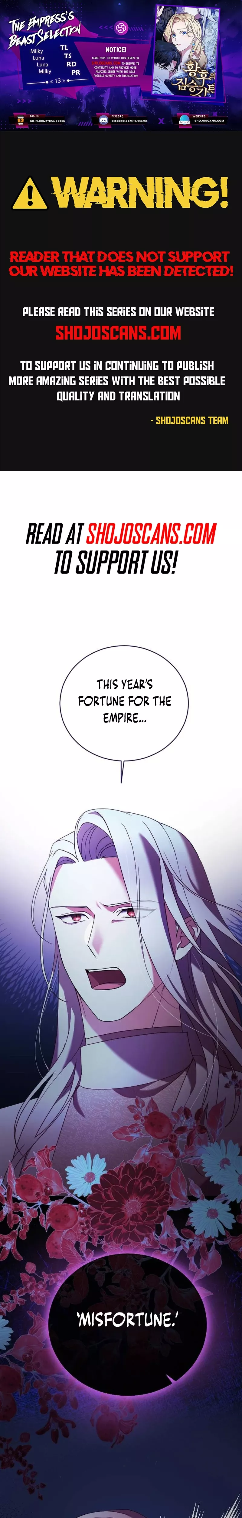 Read The Empress’s Beast Selection Chapter 13 Online