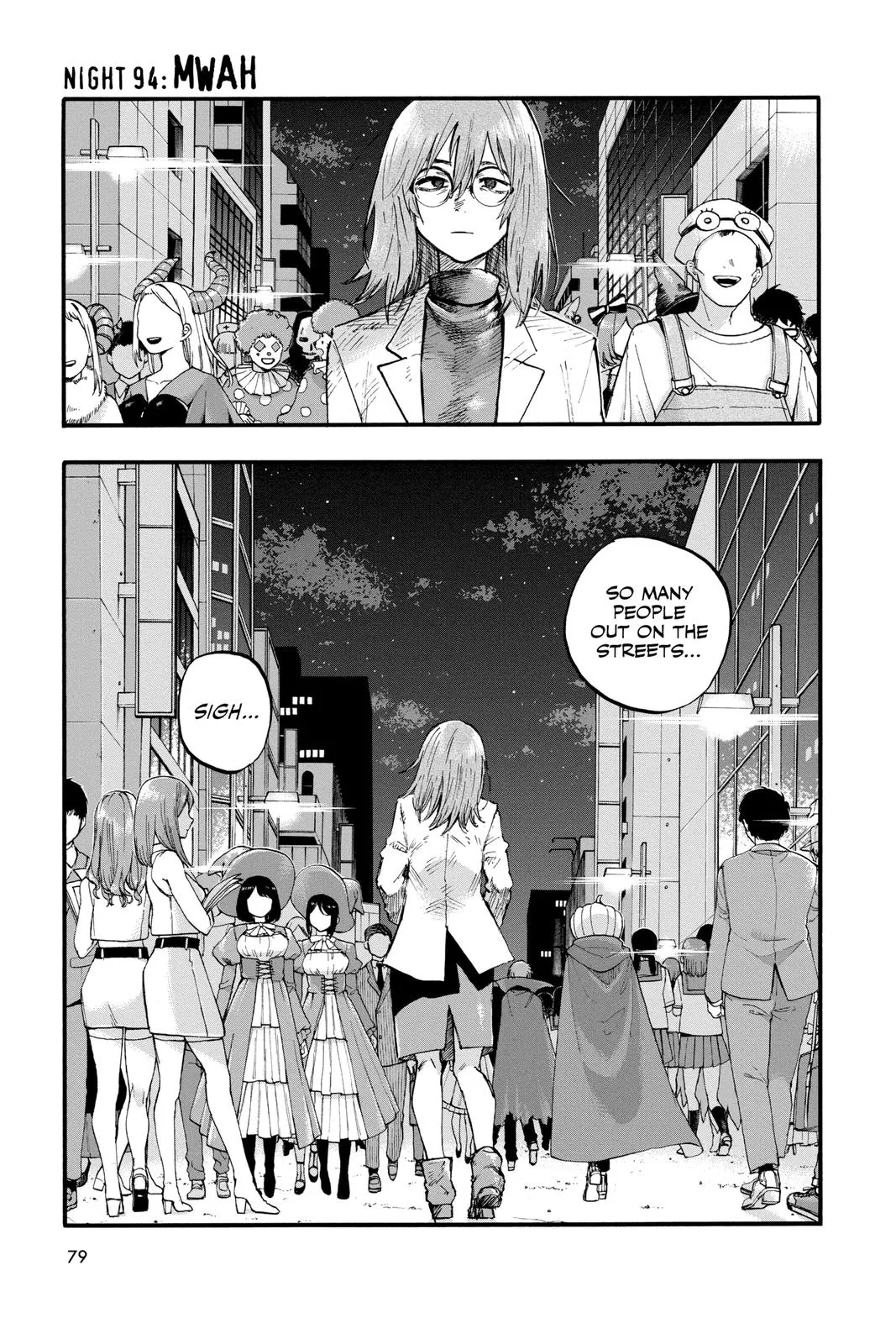Read Yofukashi no Uta Chapter 94 Online