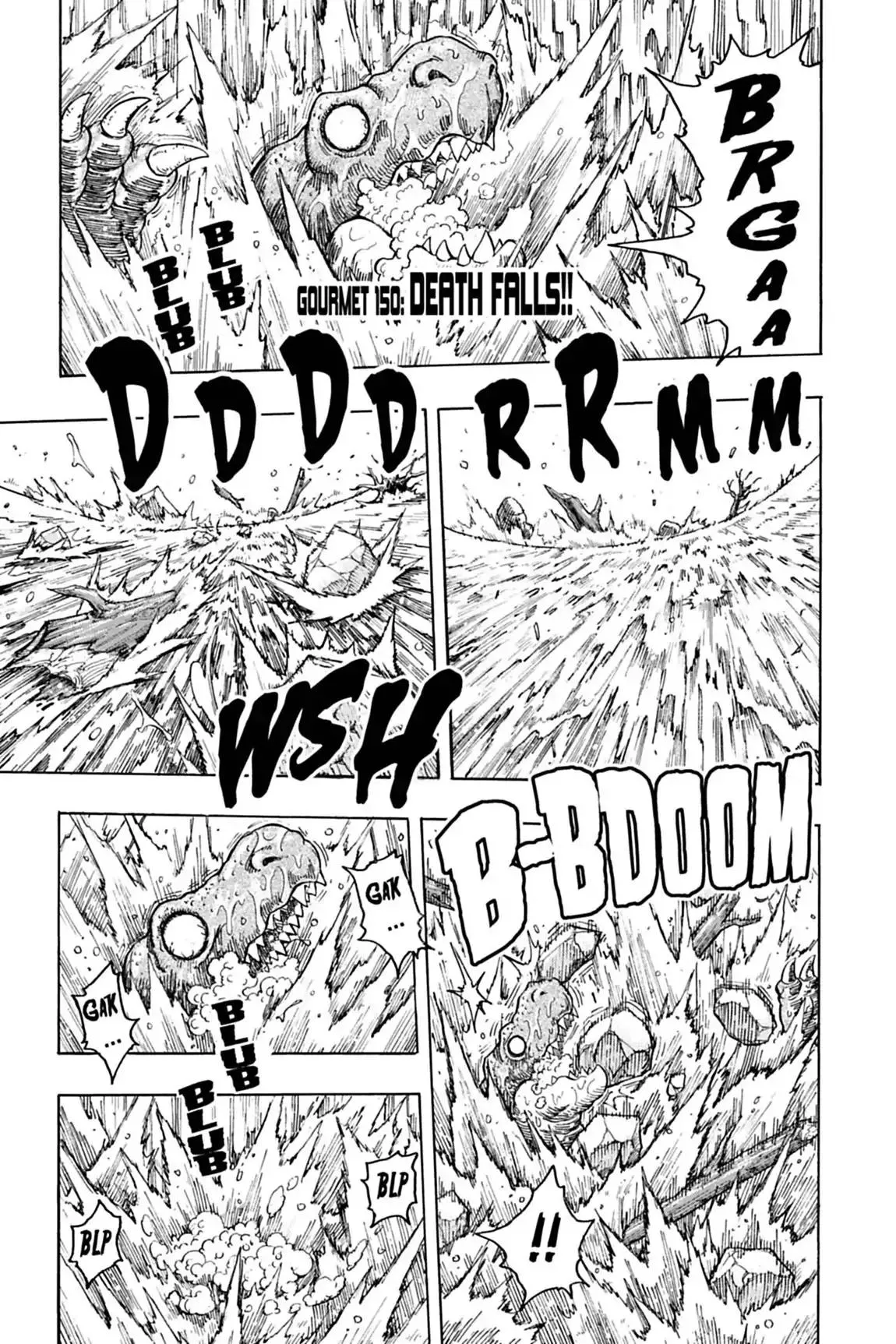 Read Toriko Chapter 150 - Vol.17 Gourmet 150: Death Falls!! Online