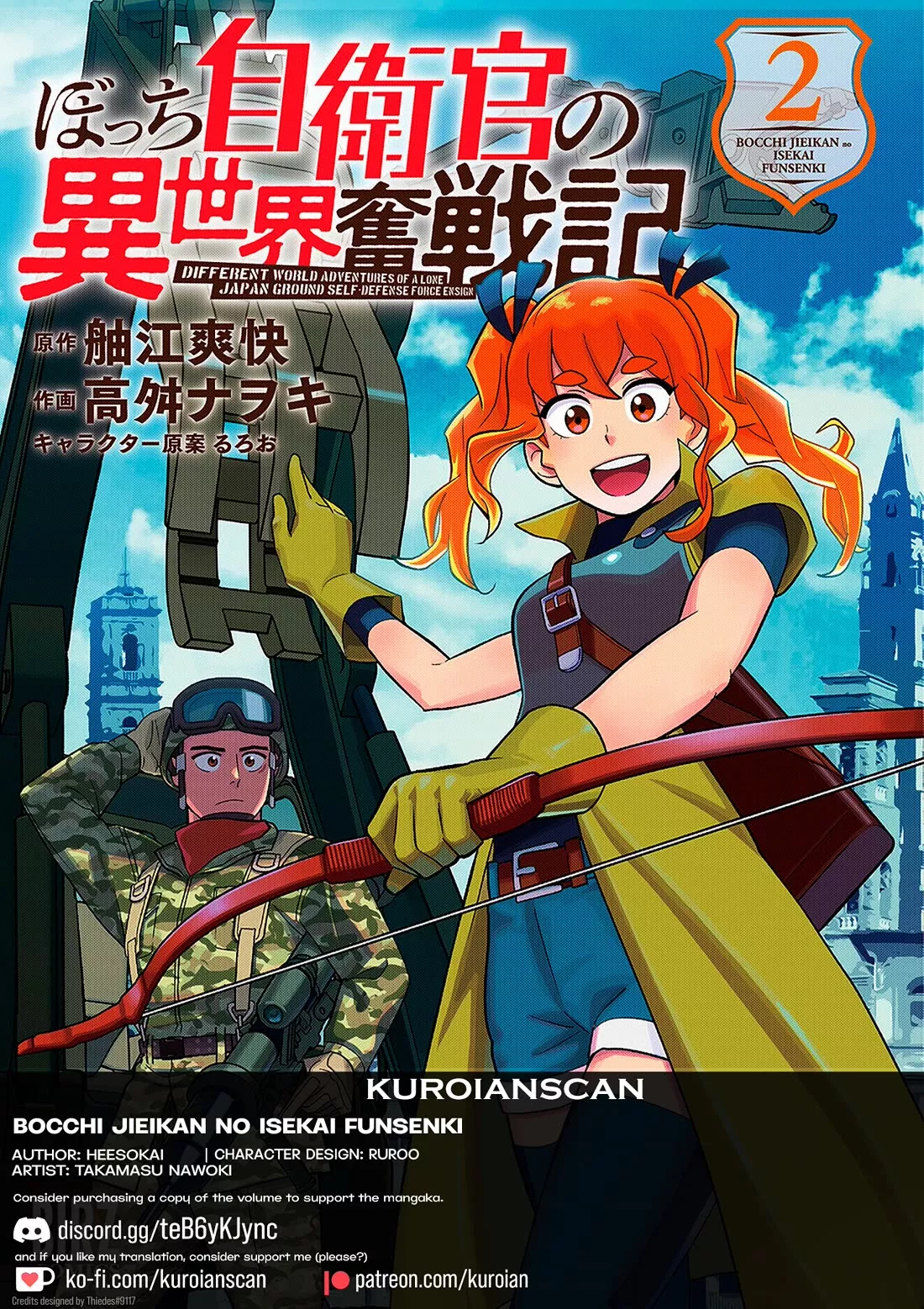 Read Bocchi Jieikan no Isekai Funsenki Chapter 7 - Apostle of the Goddess Online