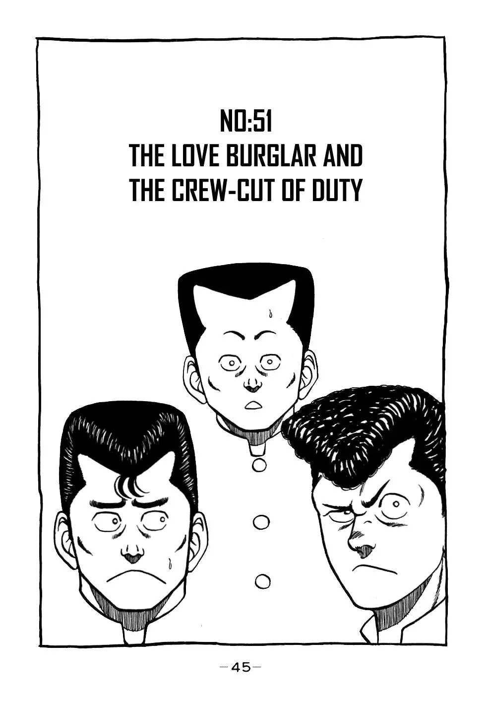 Read Be-Bop-Highschool Chapter 51 - The Love Burglar and the Crew-Cut of Duty Online