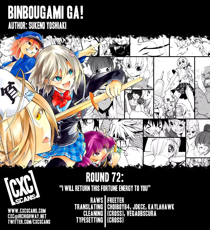 Read Binbougami ga! Chapter 72 - I Will Return This Fortune Energy To You Online