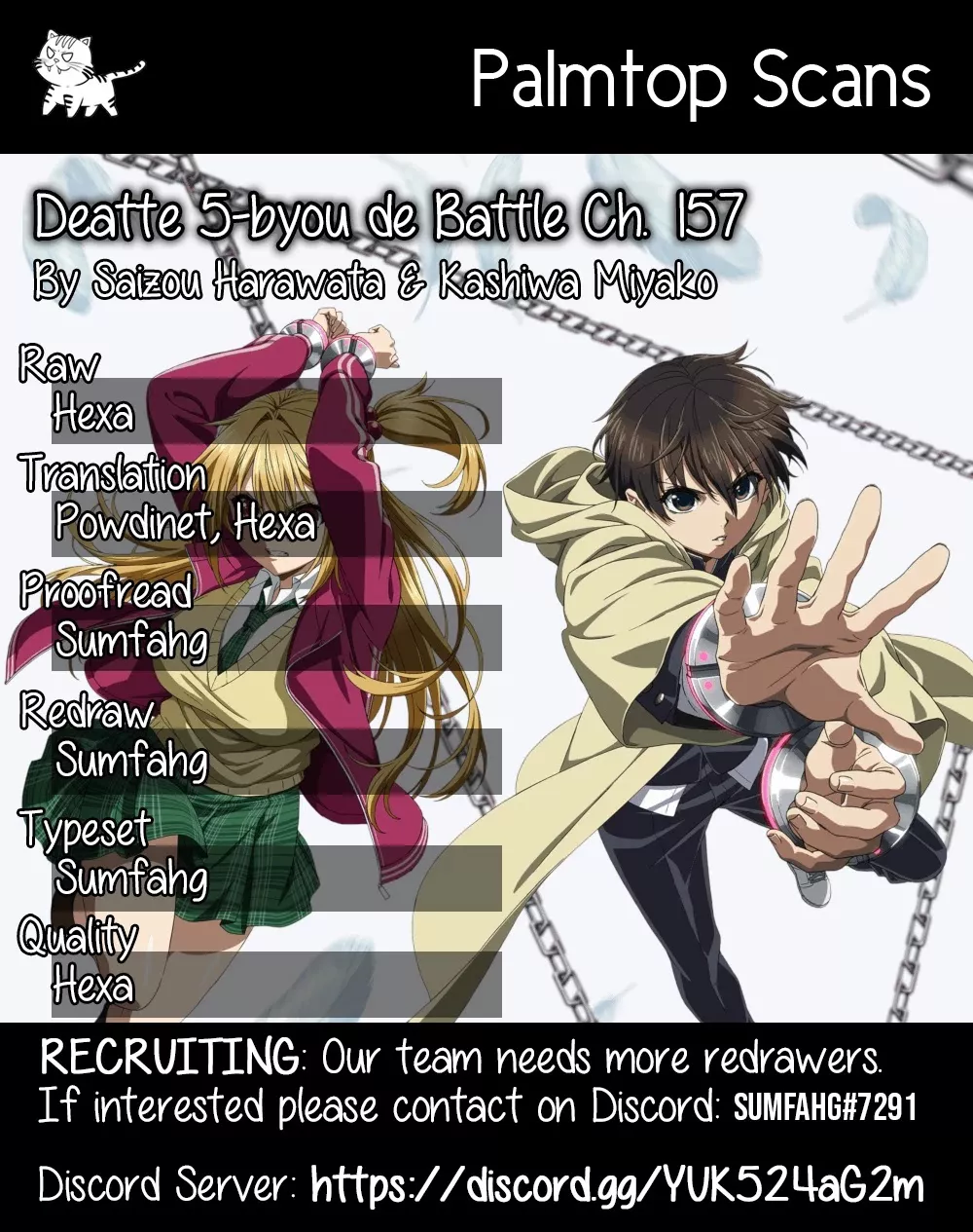 Read Deatte 5 Byou de Battle Chapter 157 Online