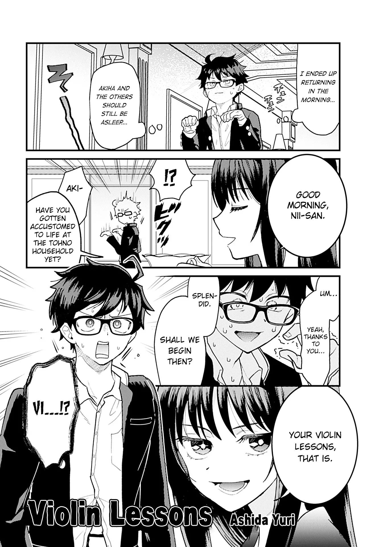 Read Tsukihime－A piece of blue glass moon－Anthology Comic STAR Chapter 2 - Violin Lessons (Ashida Yuri) Online