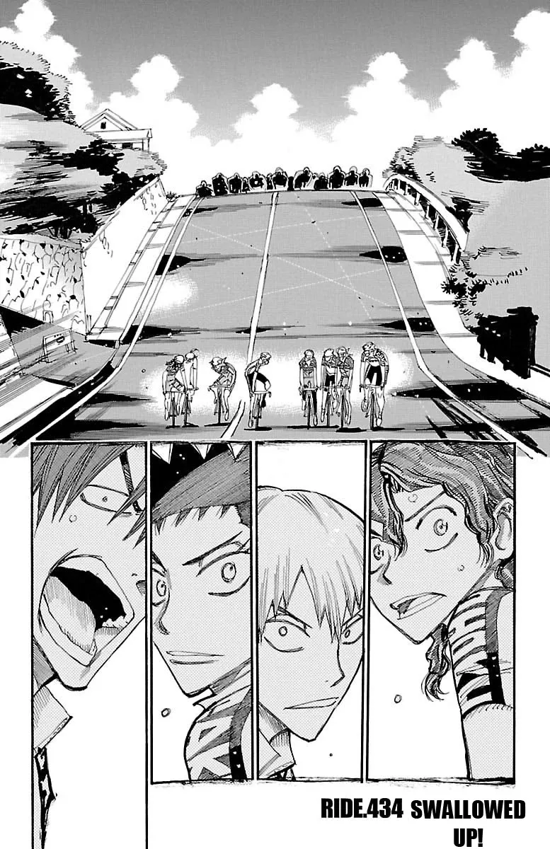 Read Yowamushi Pedal Chapter 434 - Swallowed up! Online