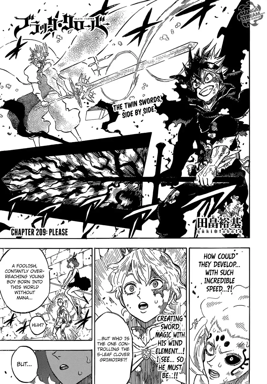 Read Black Clover Chapter 209 - Please Online