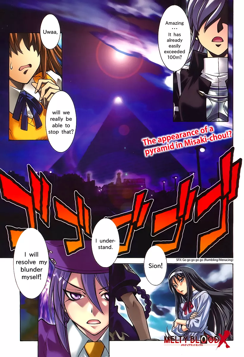 Read Melty Blood X Chapter 1 - Back Alley Pyramid Night Online