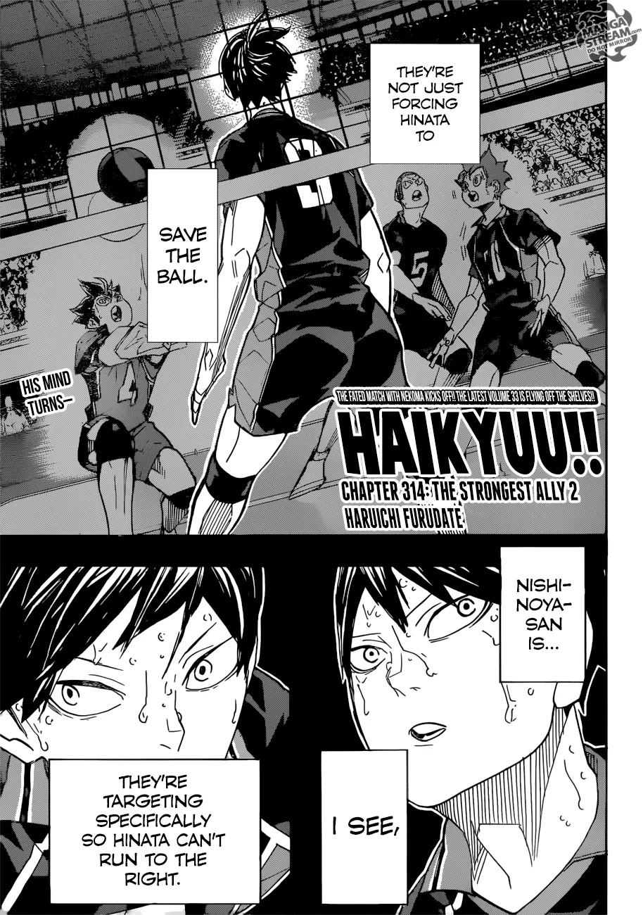 Read Haikyu!! Chapter 314 Online