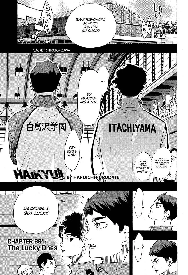 Read Haikyu!! Chapter 394 Online