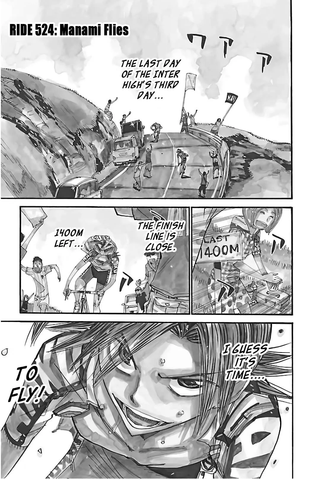 Read Yowamushi Pedal Chapter 524 - Manami Flies Online