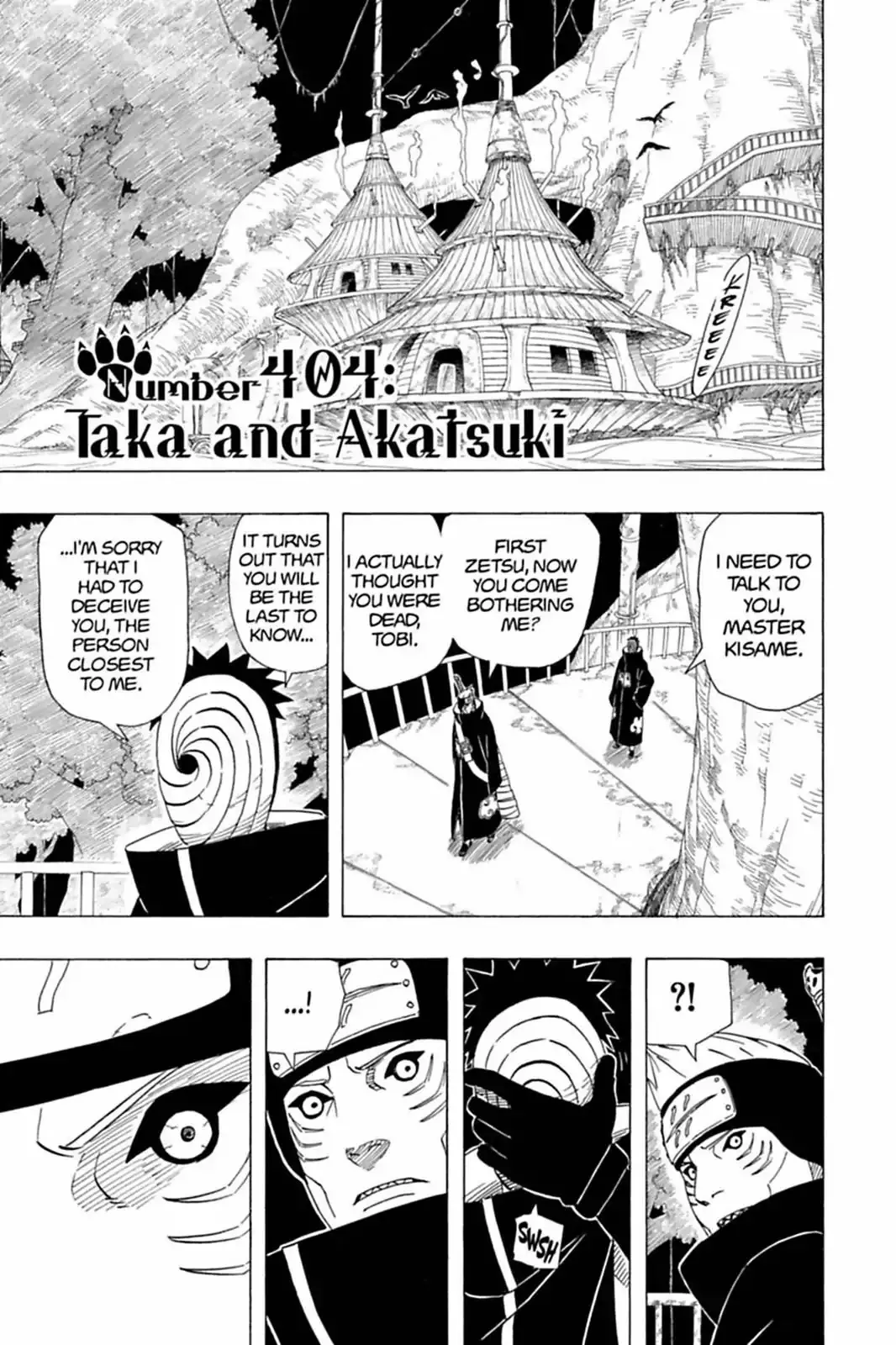 Read Naruto Chapter 404 - Taka & Akatsuki Online