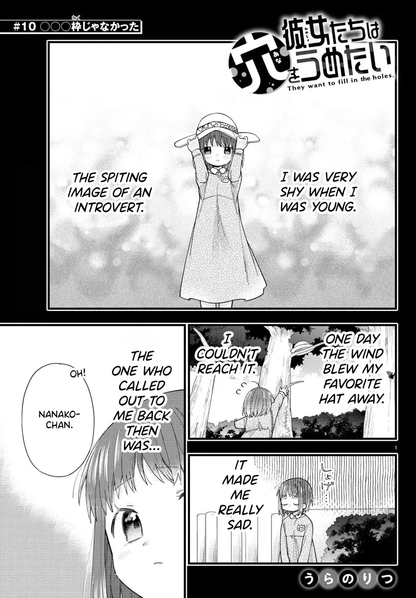Read Kanojo-tachi wa Ana wo Umetai Chapter 10 - I'm Not Just a OOO Character Online