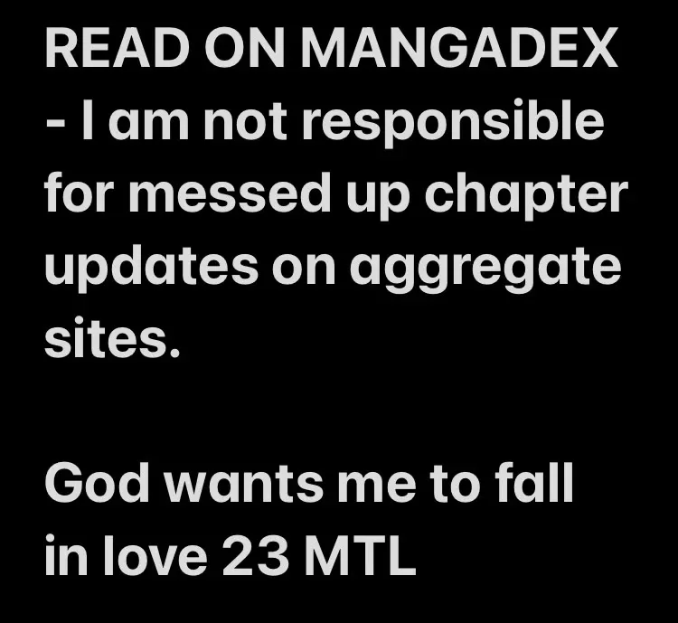Read God is Telling Me to Fall in Love Chapter 23 Online
