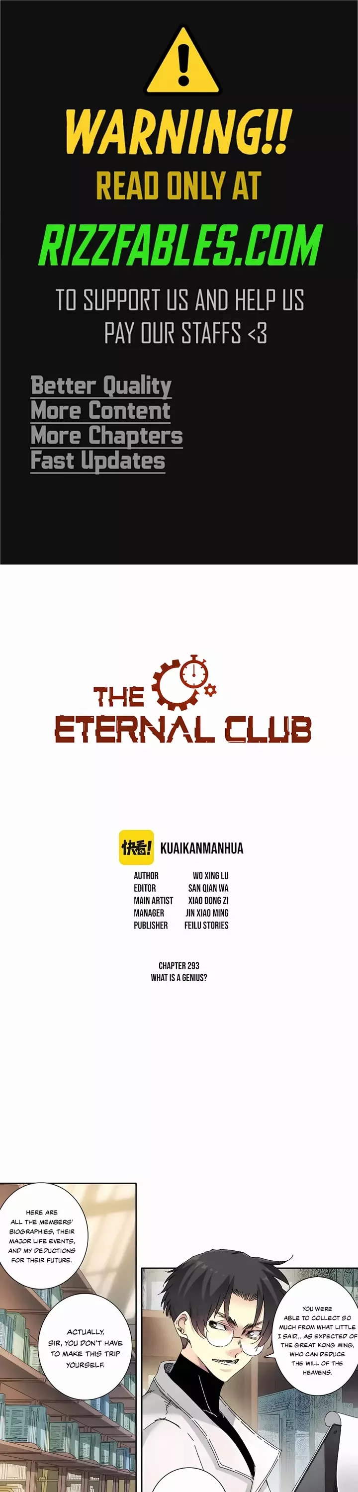 Read Eternal Club Chapter 293 Online