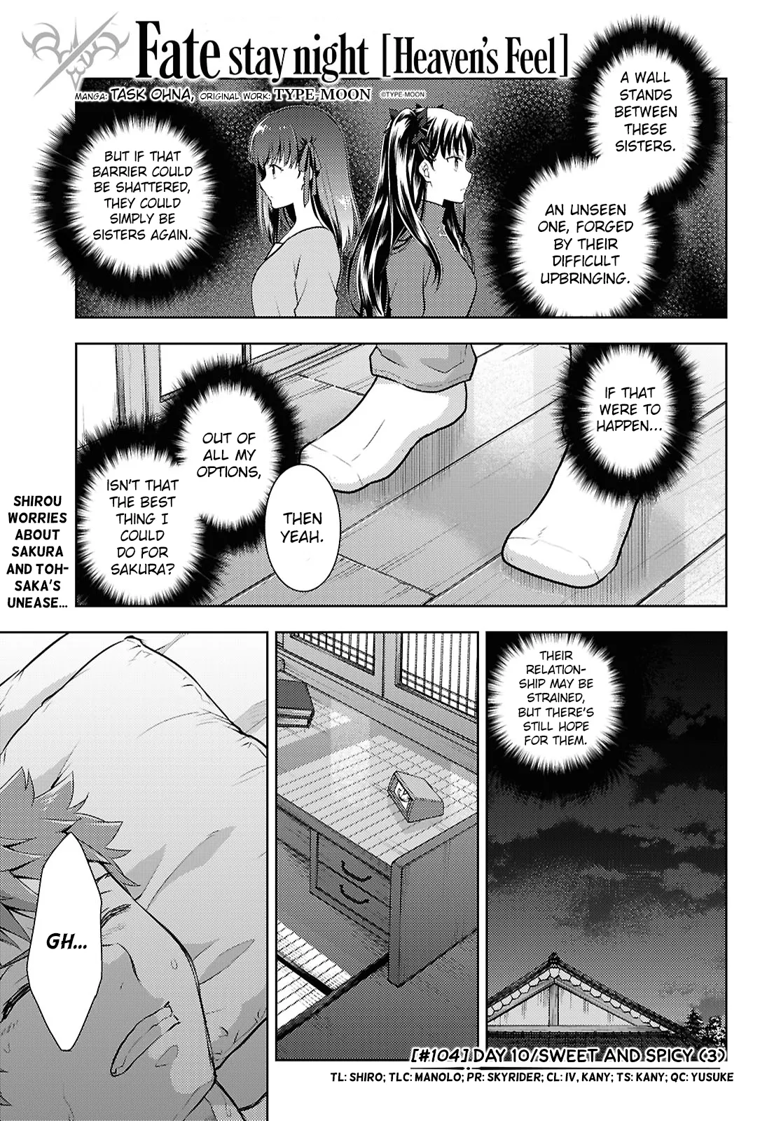 Read Fate/stay night [Heaven’s Feel] Chapter 104 - Day 10 / Sweet and Spicy (3) Online