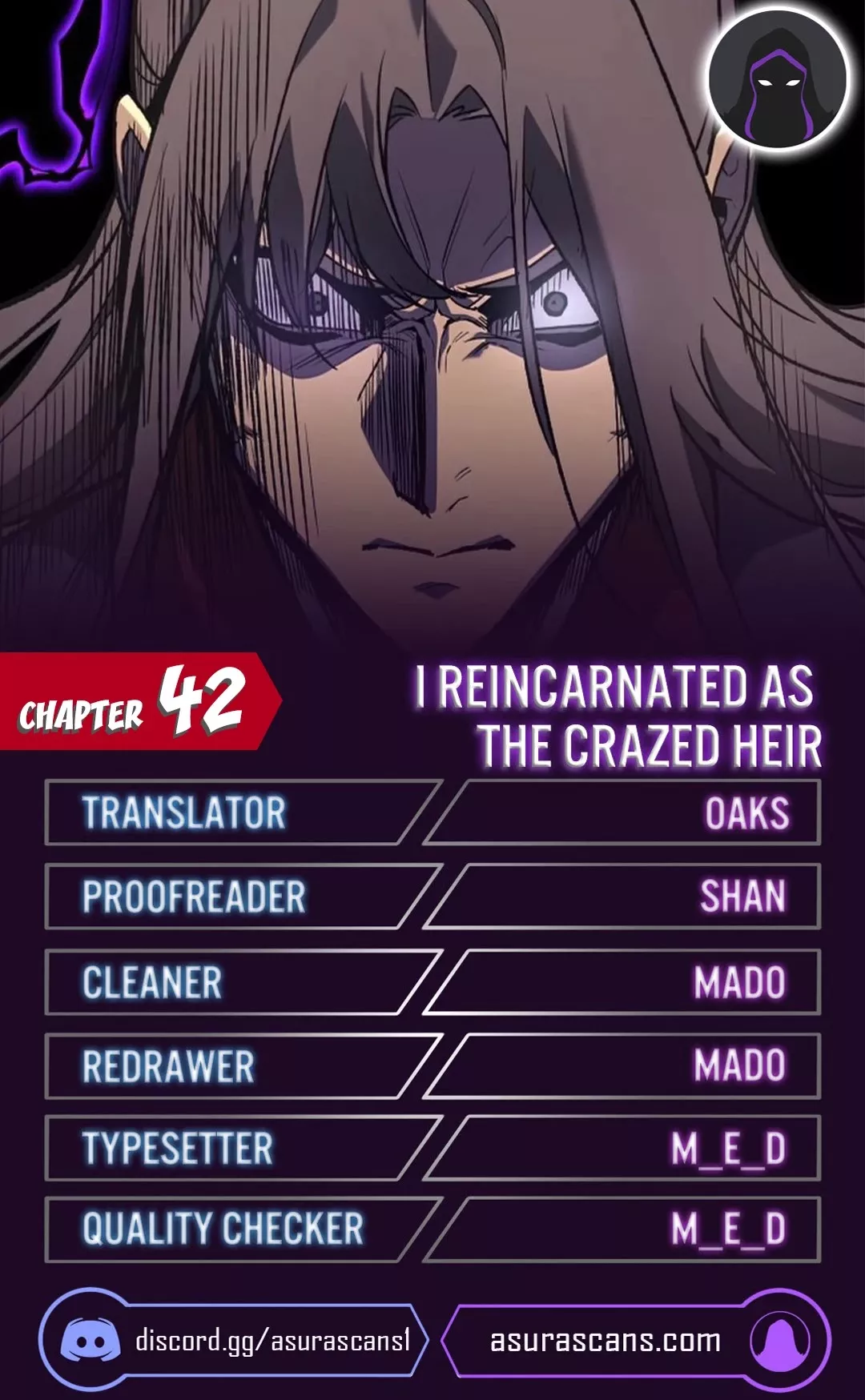 Read I Reincarnated as the Crazed Heir Chapter 42 Online