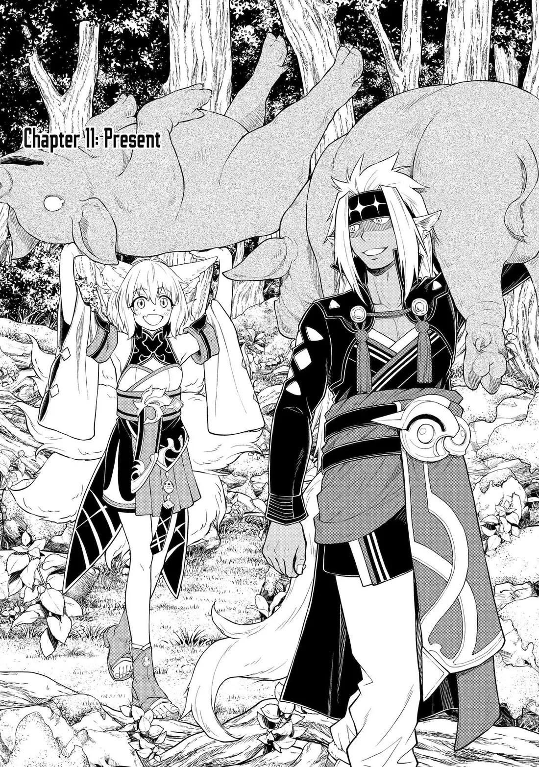 Read Tensei shitara Saikyoushu-tachi ga Sumau Shima deshita. Kono Shima de Slow Life wo Tanoshimimasu Chapter 11 Online