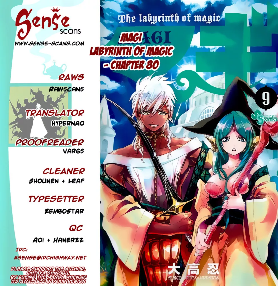 Read Magi – Labyrinth of Magic Chapter 80 - Eight Generals Online