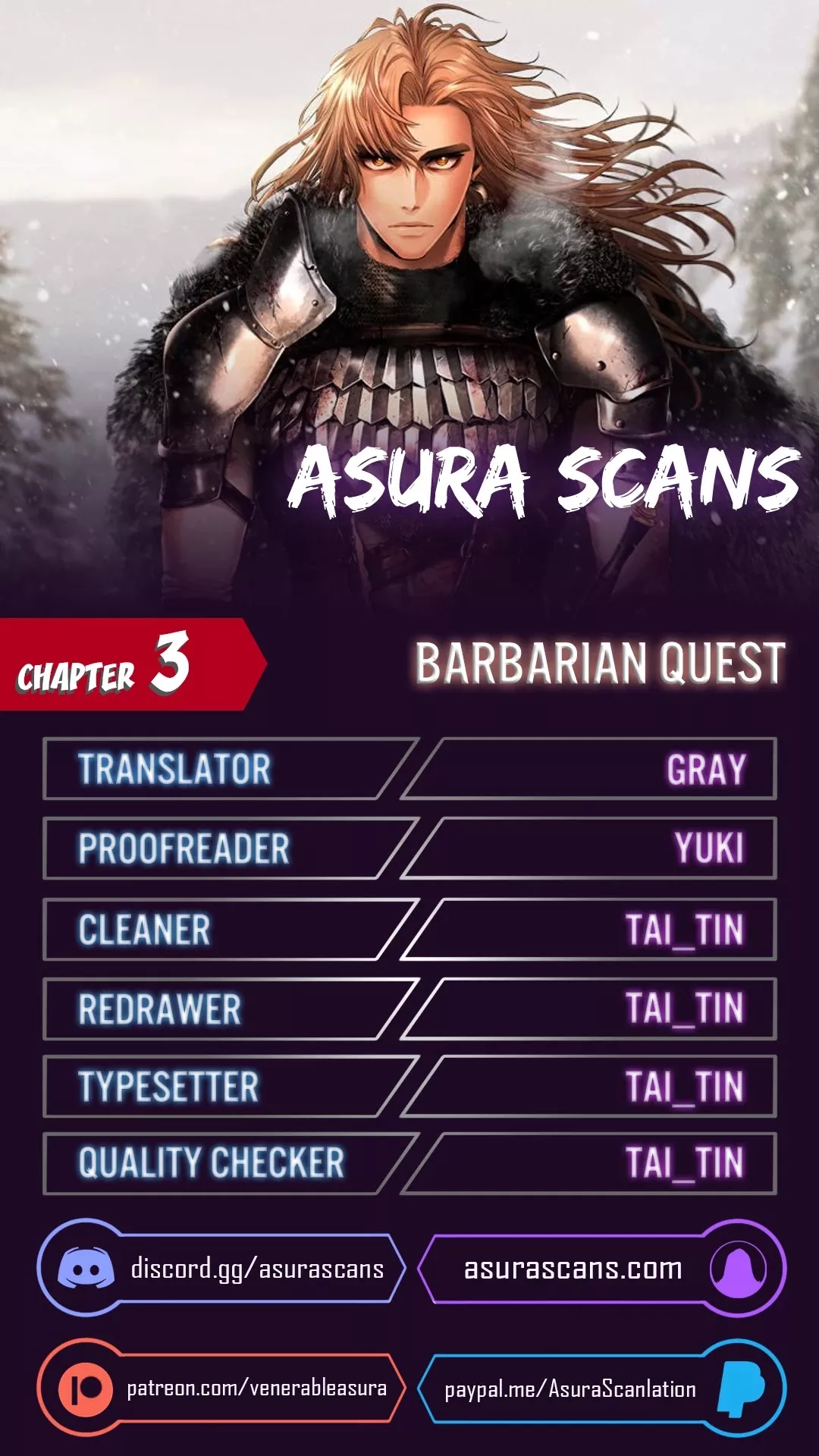 Read Barbarian Quest Chapter 3 Online