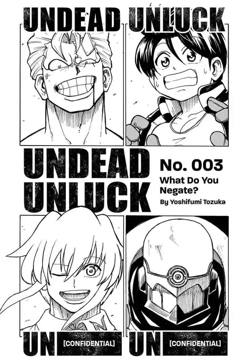 Read Undead + Unluck Chapter 3 - No. 003 What Do You Negate? Online