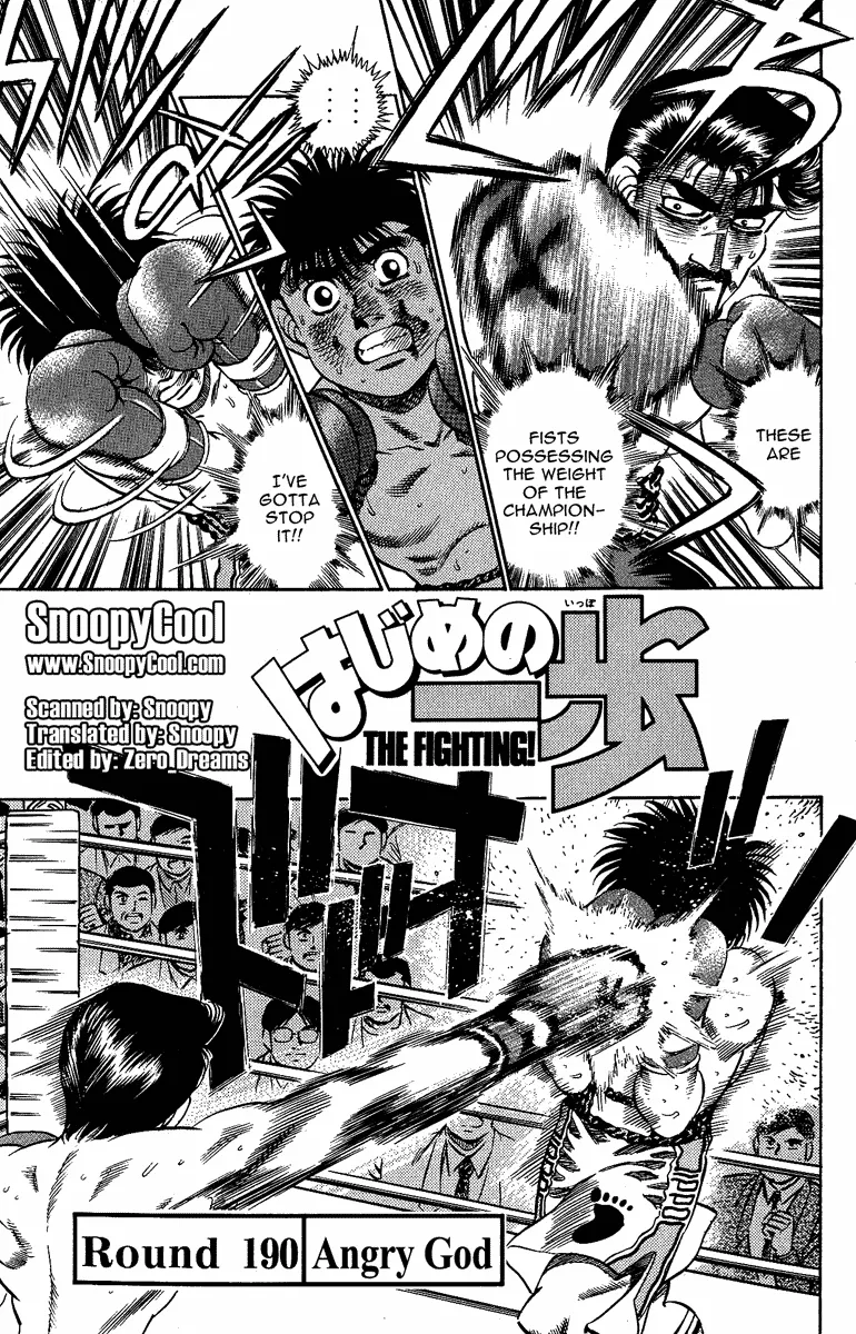 Read Hajime no Ippo Chapter 190 - Angry God Online