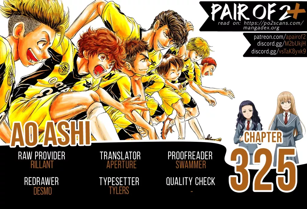 Read Ao Ashi Chapter 325 - Thank You, Football Online