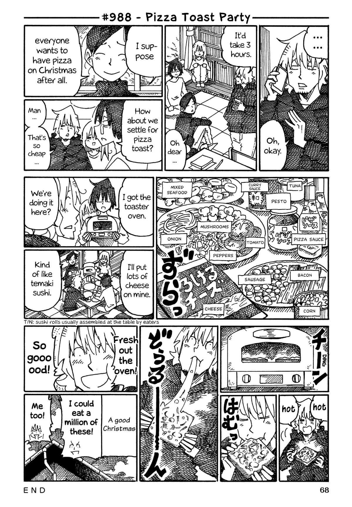 Read Hatarakanai Futari (The Jobless Siblings) Chapter 988 - Pizza Toast Party Online