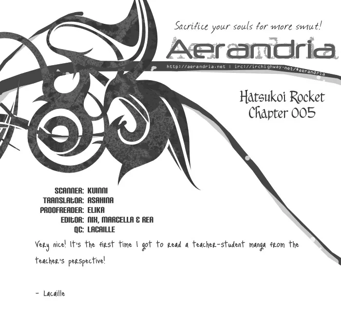Read Hatsukoi Rocket Chapter 5 - My Secret and the Reason for It Online