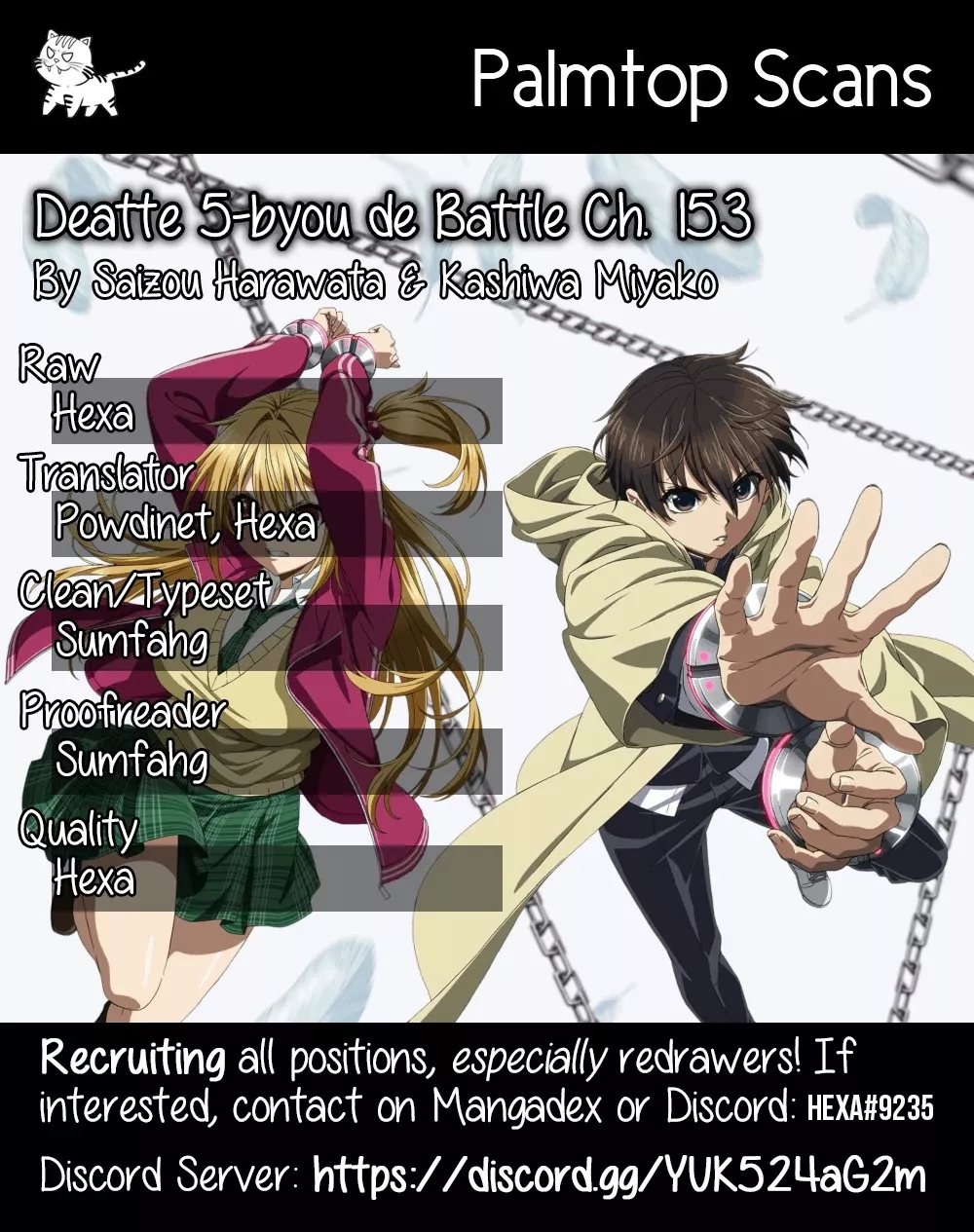 Read Deatte 5 Byou de Battle Chapter 153 Online