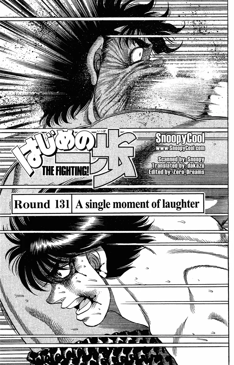 Read Hajime no Ippo Chapter 131 - A Single Moment of Laughter Online