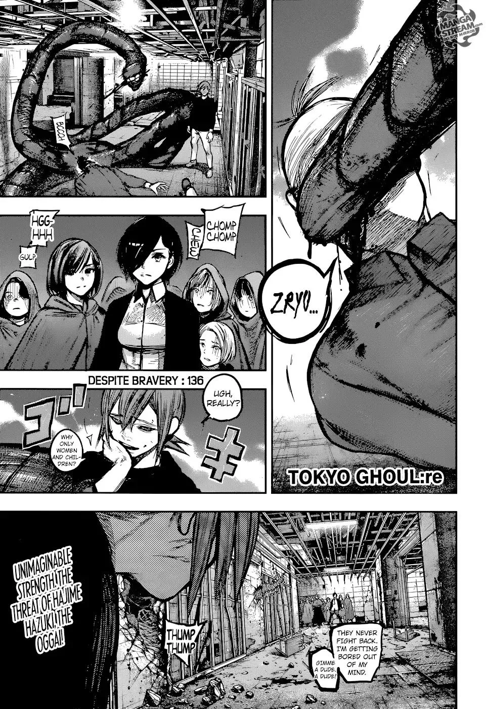 Read Tokyo Ghoul:re Chapter 136 - Despite Bravery Online