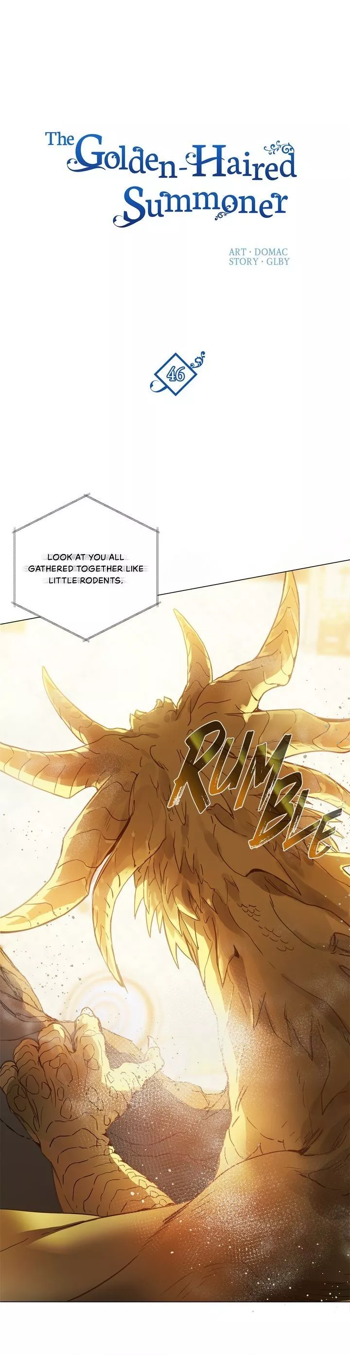 Read The Golden Haired Elementalist Chapter 46 - S1 Finale Online