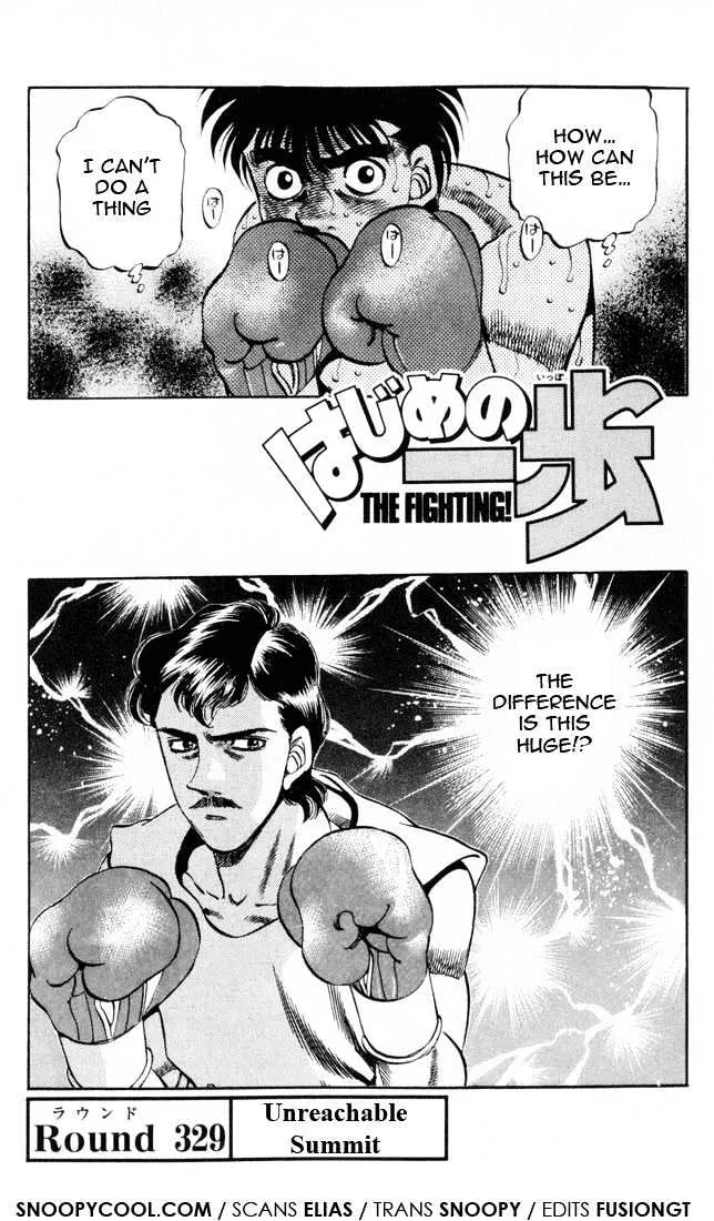 Read Hajime no Ippo Chapter 329 - Unreachable Summit Online