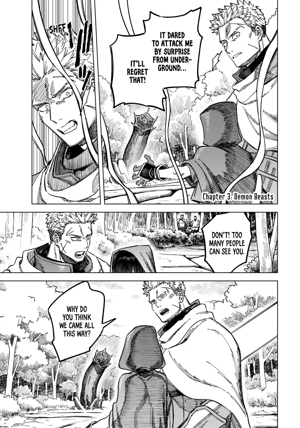 Read The Witch and the Mercenary Chapter 3 - Demon Beasts Online