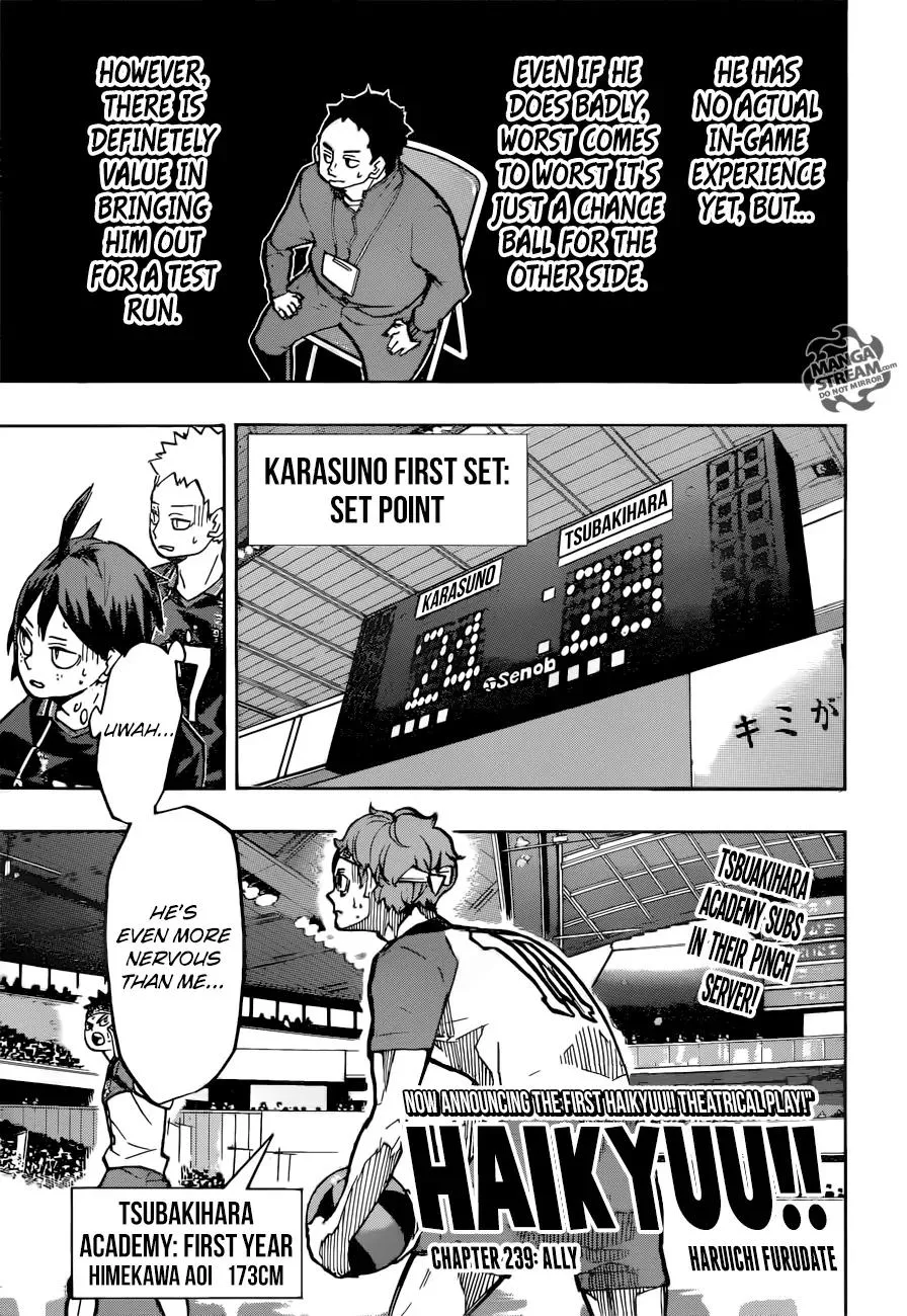 Read Haikyu!! Chapter 239 - Ally Online