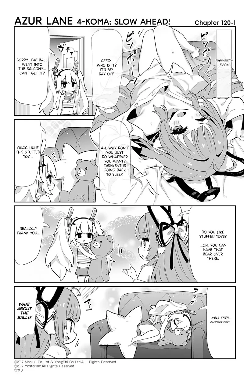 Read Azur Lane 4-koma: Slow Ahead Chapter 120 - Tashkent Online