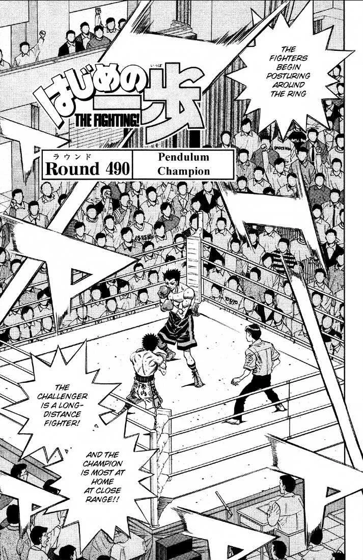 Read Hajime no Ippo Chapter 490 - Pendulum champion Online