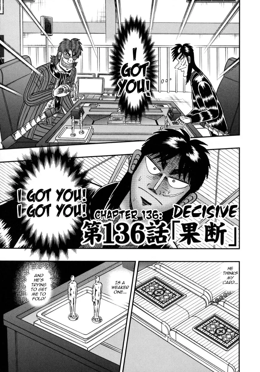 Read Gambling Outcast Kaiji: The One Poker Arc – Kaiji Part 5 Chapter 136 - Decisive Online