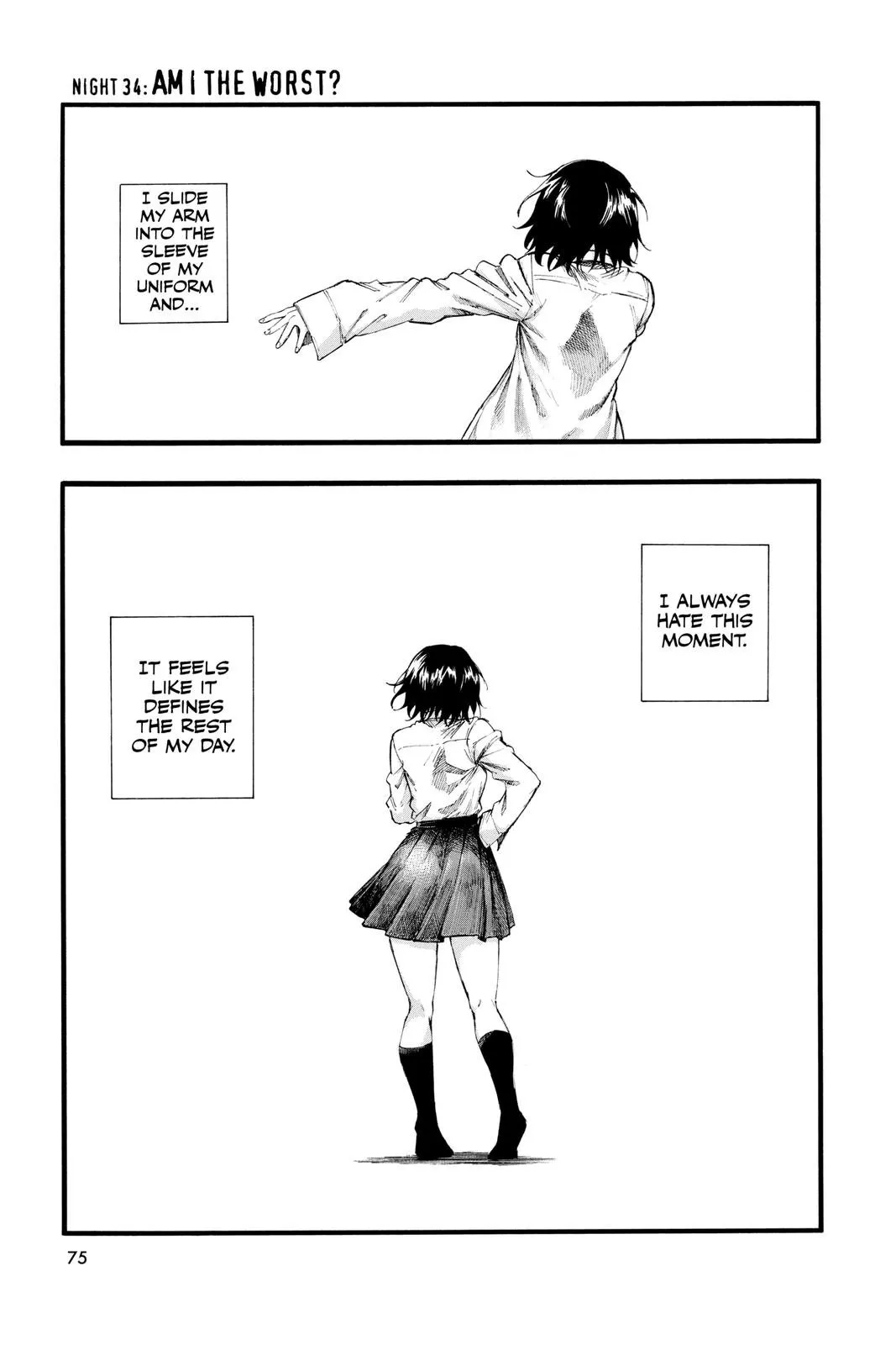 Read Yofukashi no Uta Chapter 34 Online